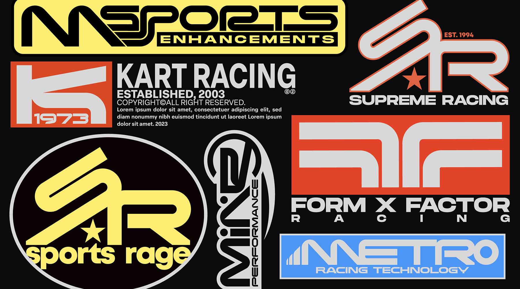 KRAFT RACING TYPEFACE