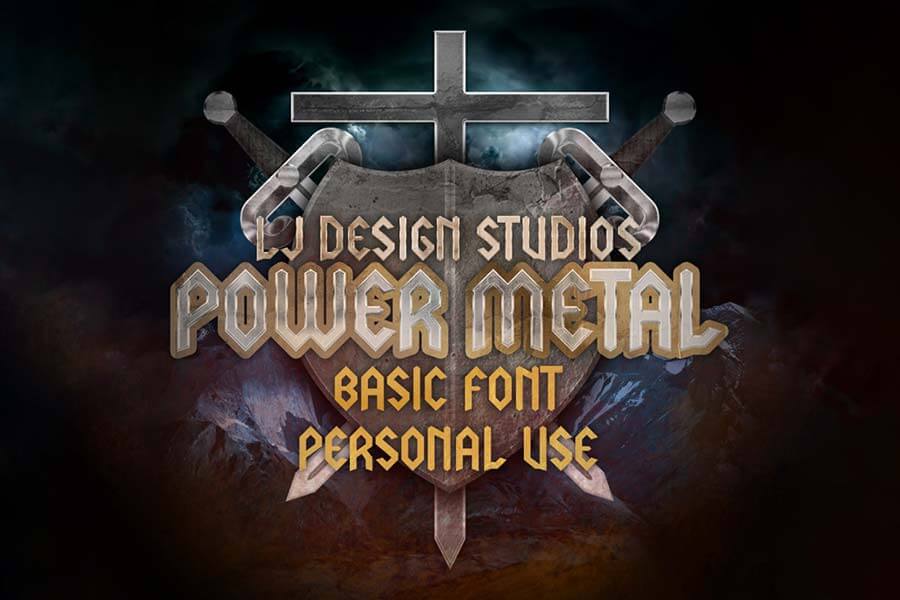 LJ Power Metal Font