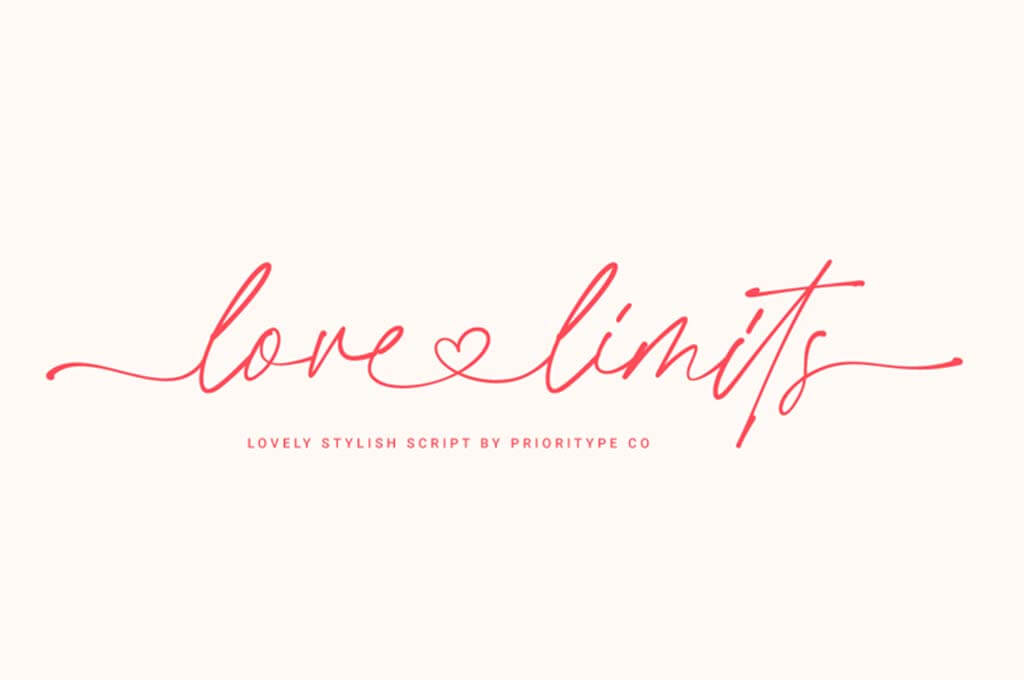 Love Limits Font