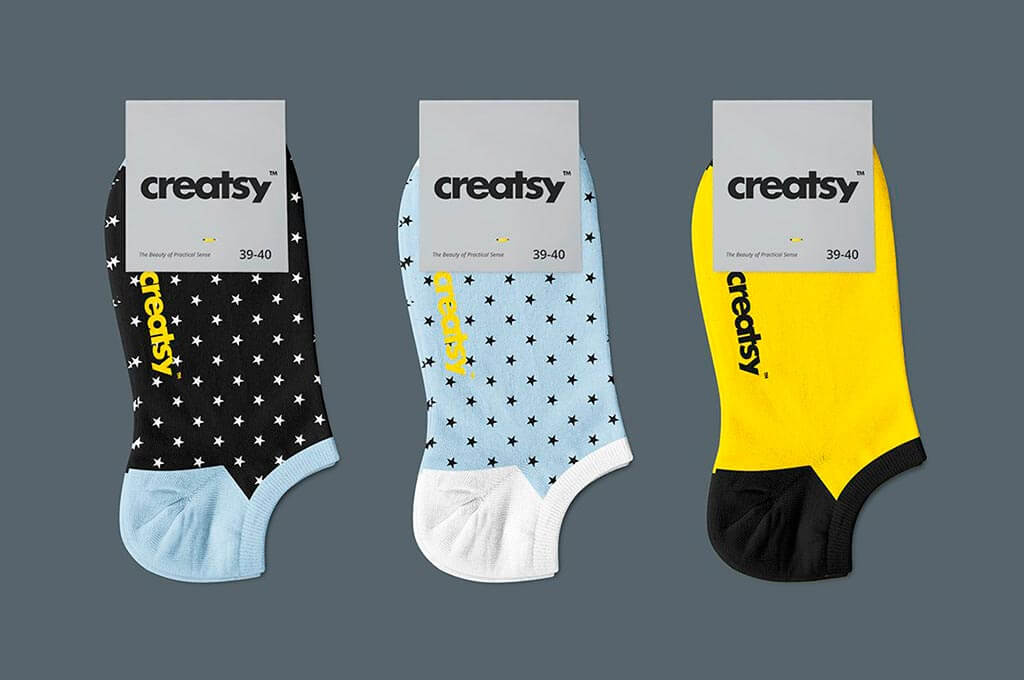 Low Cut Socks Mockup Set