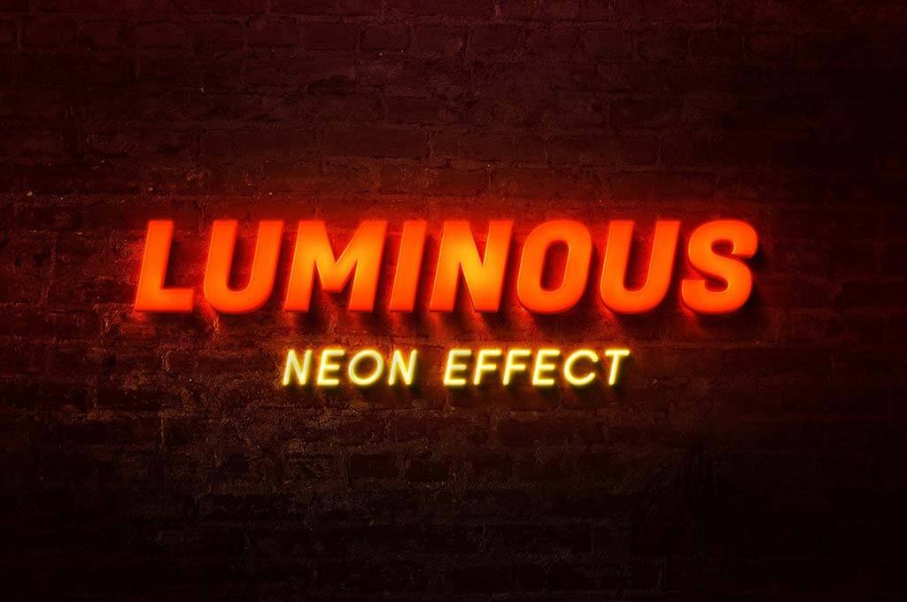 Luminous Neon Text Effect