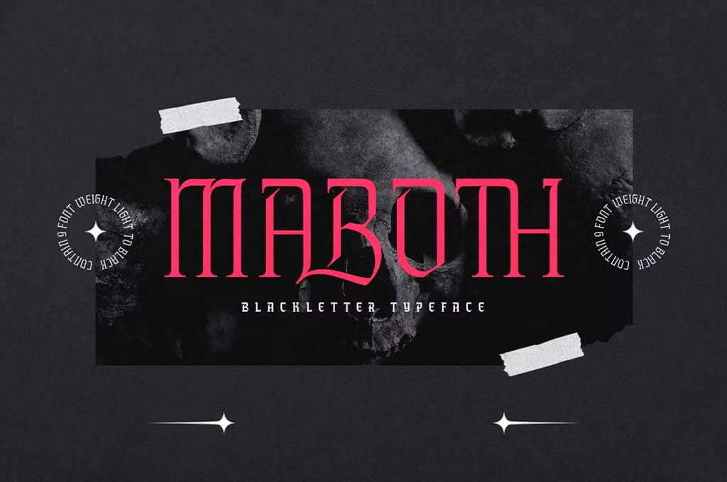 Maboth Typeface