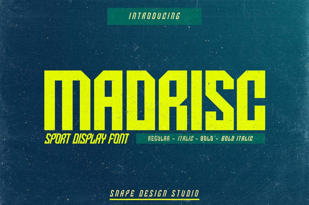 Madrisc Sport Font