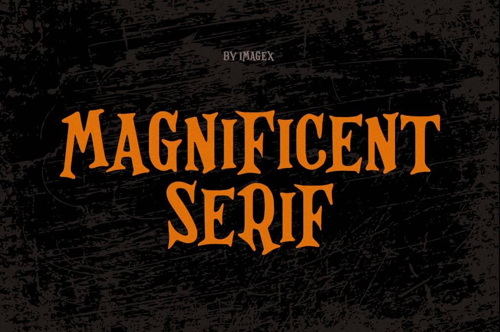 Magnificent Serif Font