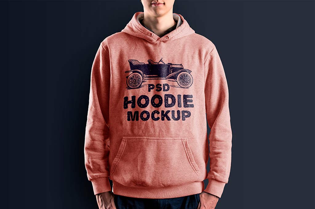 Male Hoodie Mockup