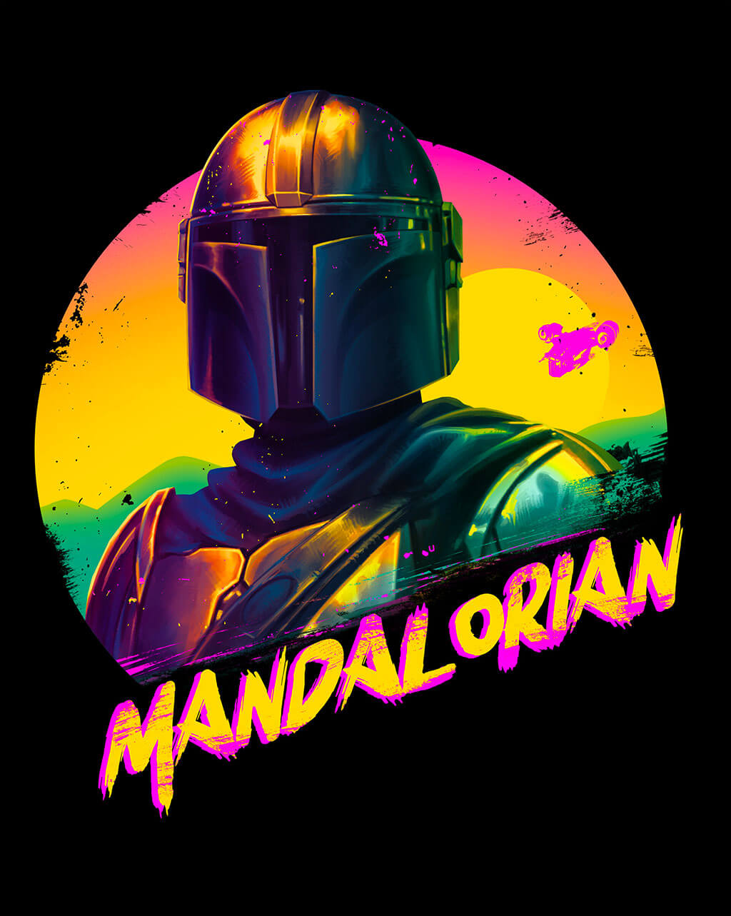 Mandalorian Fan Art by Janine Berg