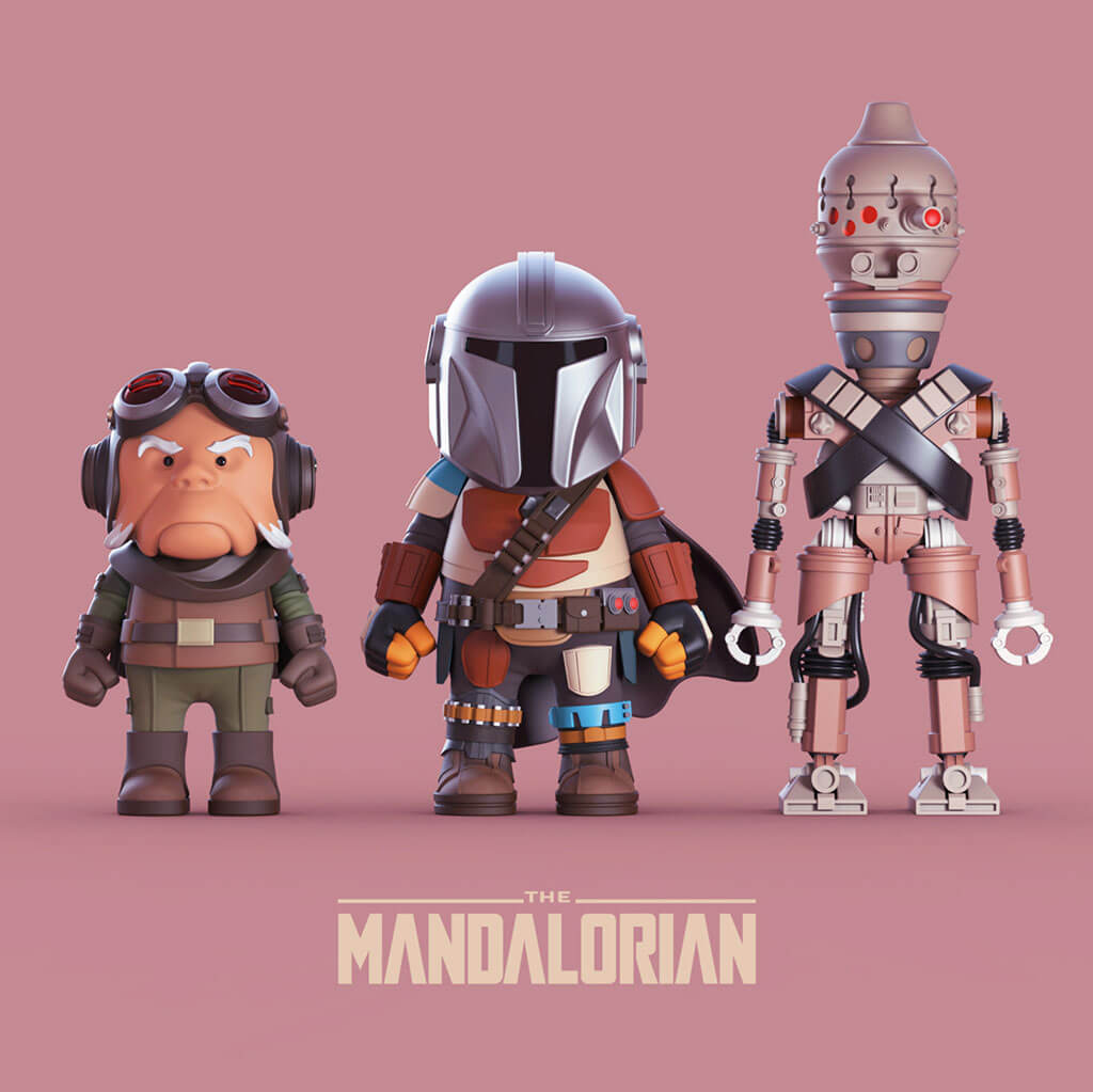 Mandalorian Fan Art by Shoulong Tian