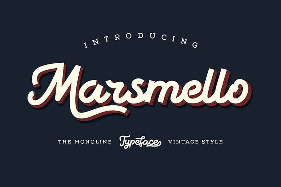 Marsmello Typeface