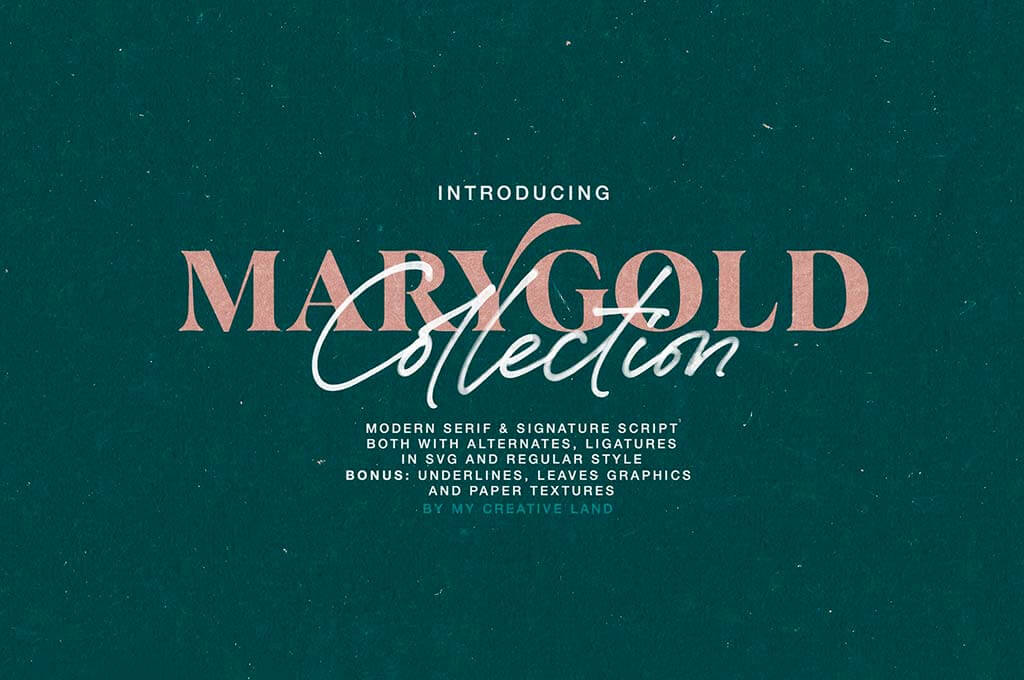 Marygold Fonts Collection