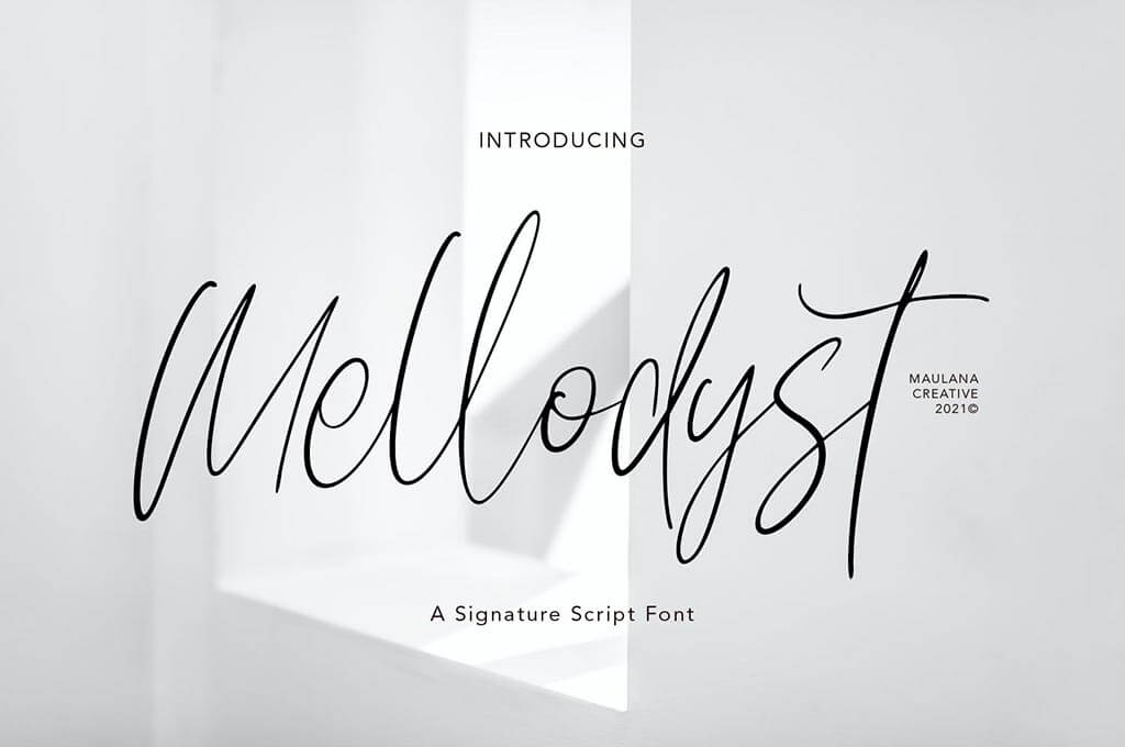 Mellodyst Signature Font