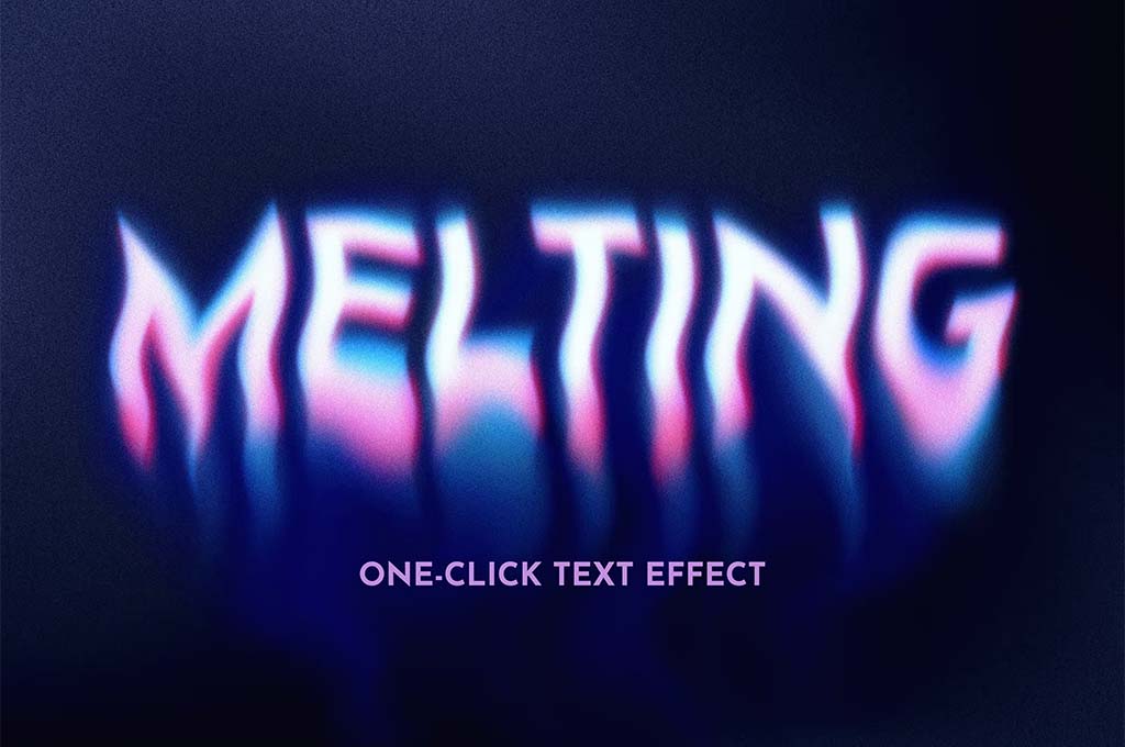 Melting Text Effect