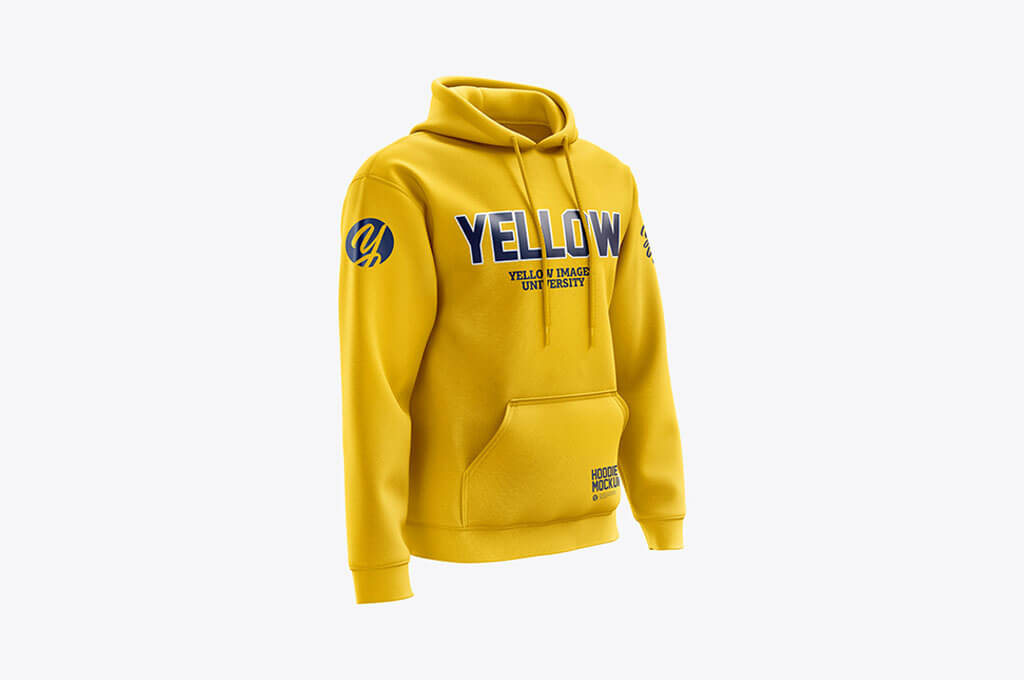 Men’s Heavyweight Hoodie Mockup