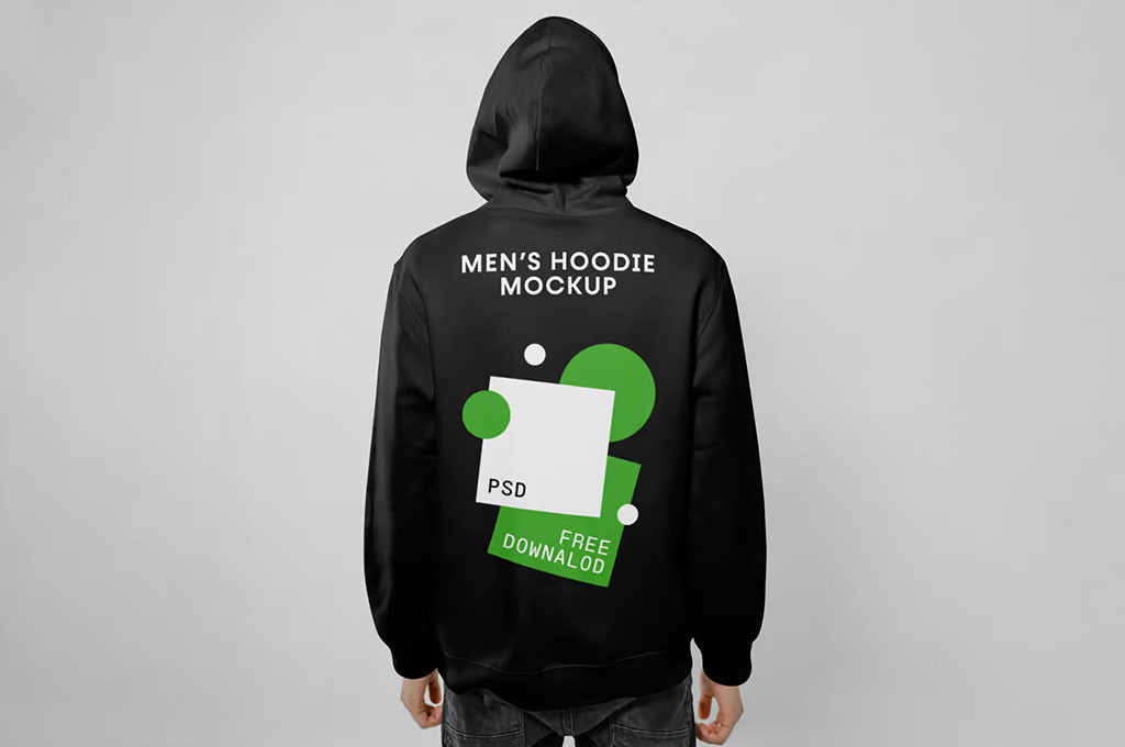 Men’s Hoodie PSD Mockup