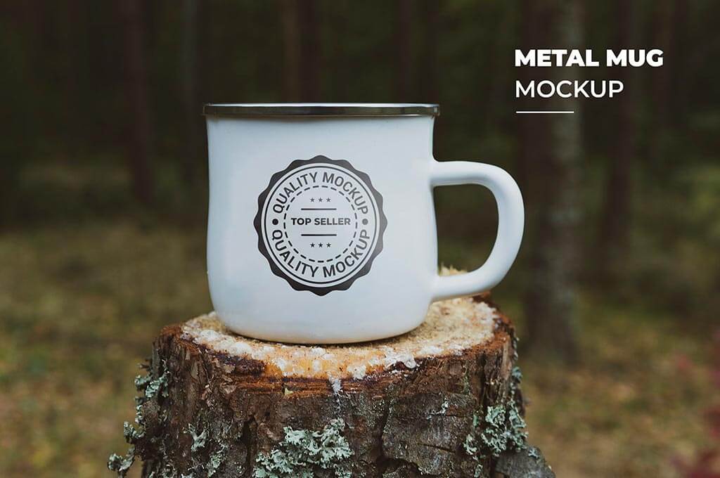 Metal Mug Mockup