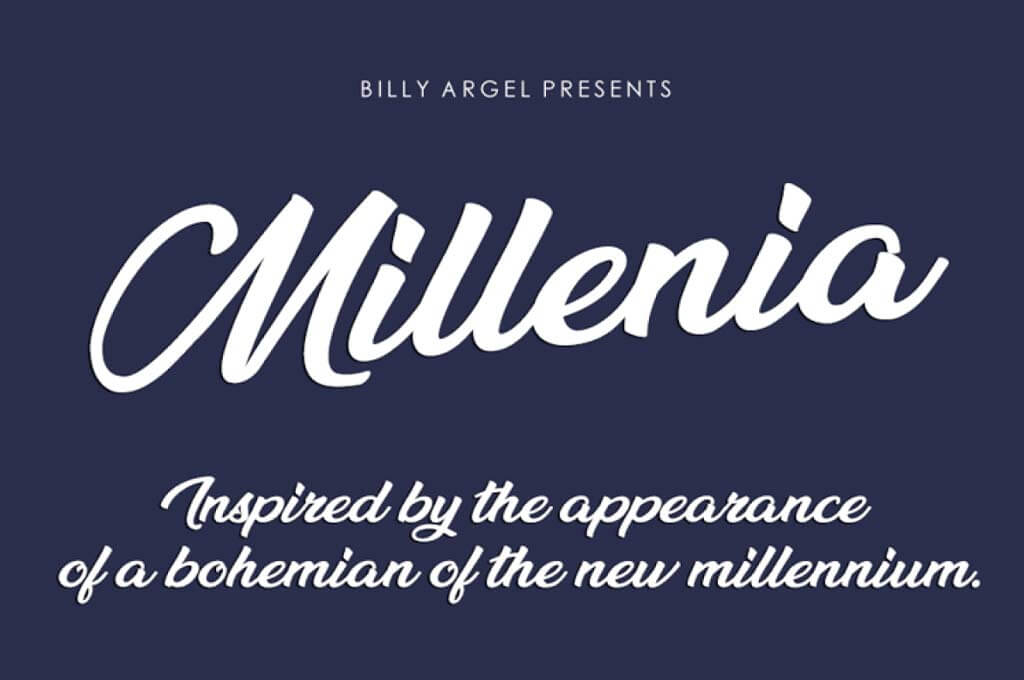 Millenia Font