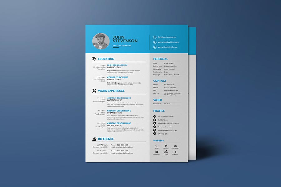 Modern Corporate Resume