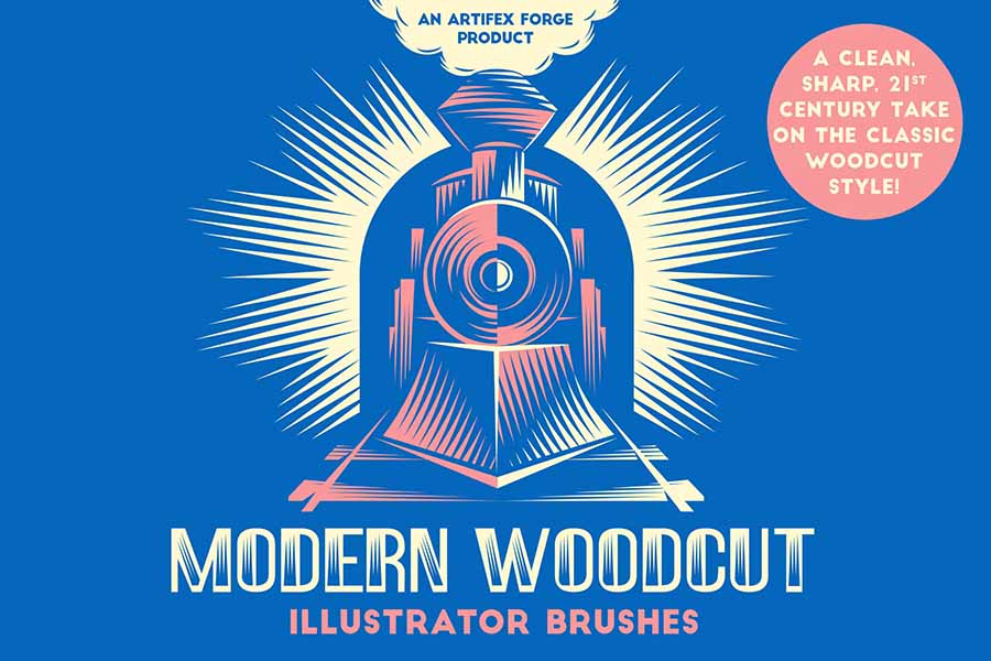 Modern Woodcut Brushes