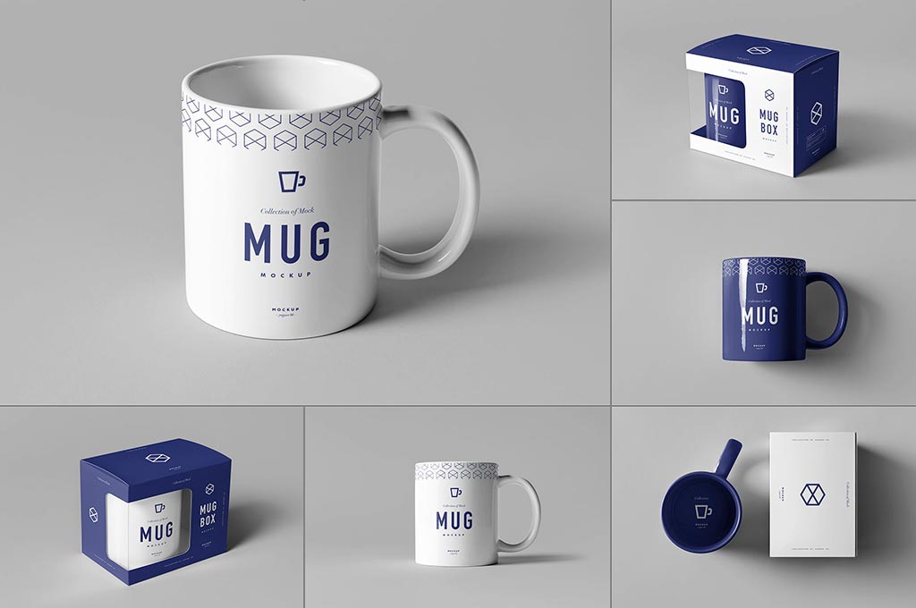 Mug & Box Mockup