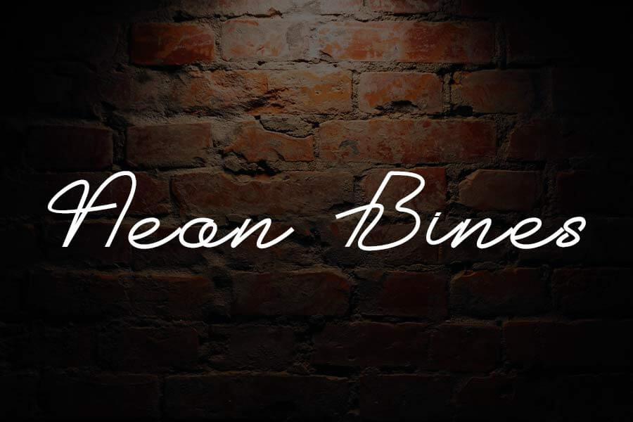 Neon Bines Font