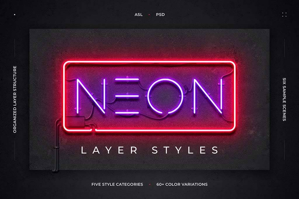 Neon Layer Styles