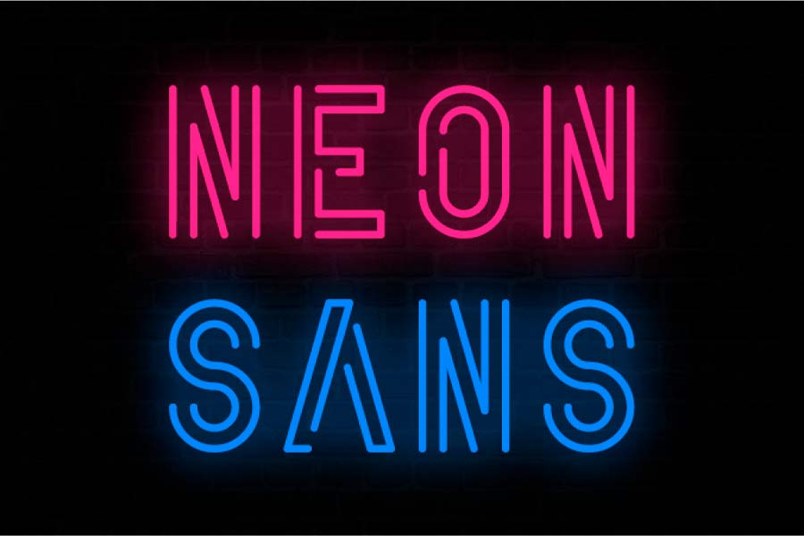 Neon Sans Font