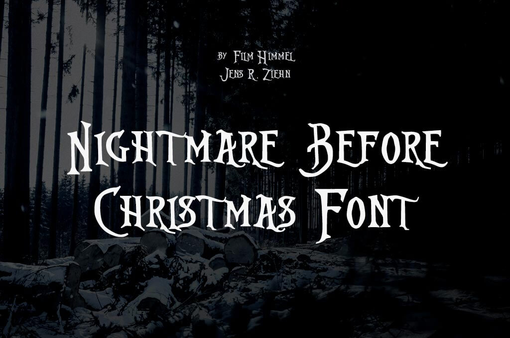 Nightmare Before Christmas Font