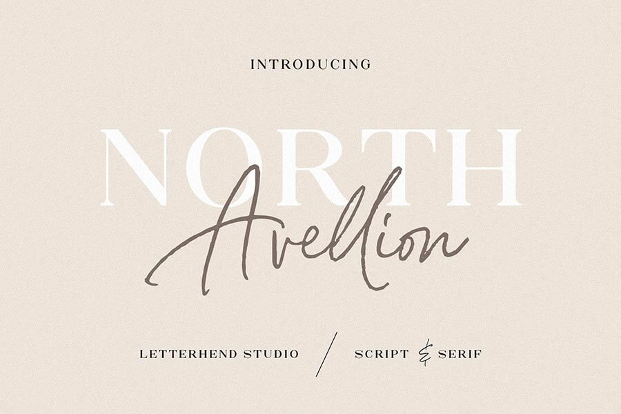 North Avellion Free Font Duo