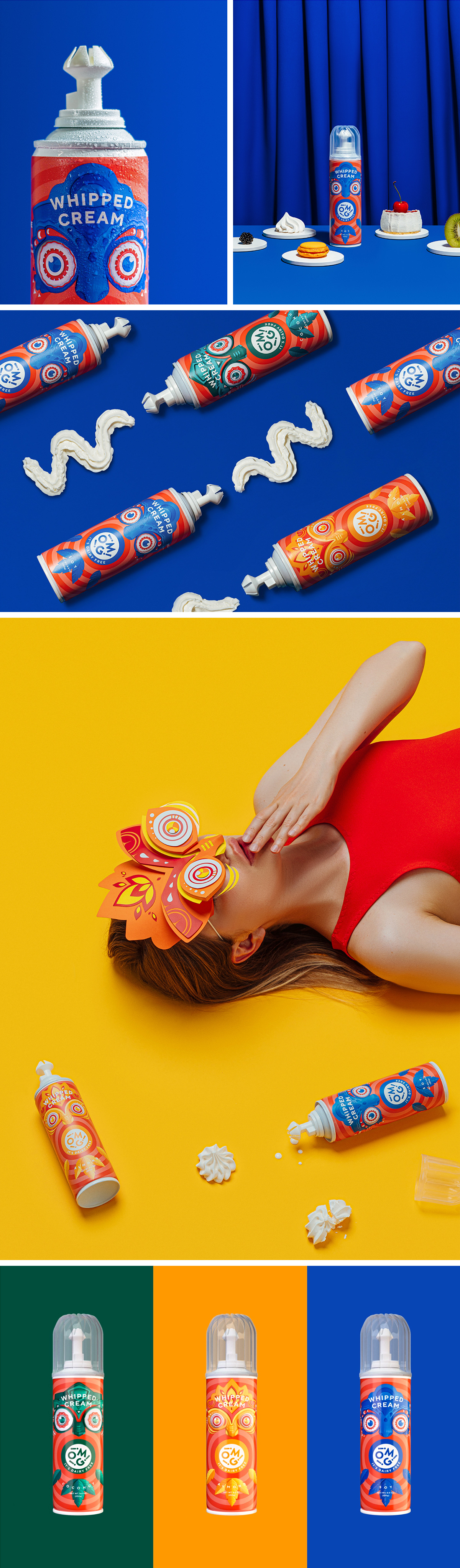 OMG! — brand identity for whipped cream