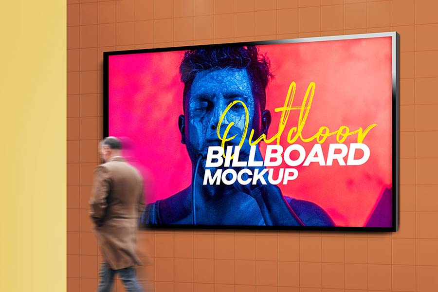 Outdoor Billboard Mockup