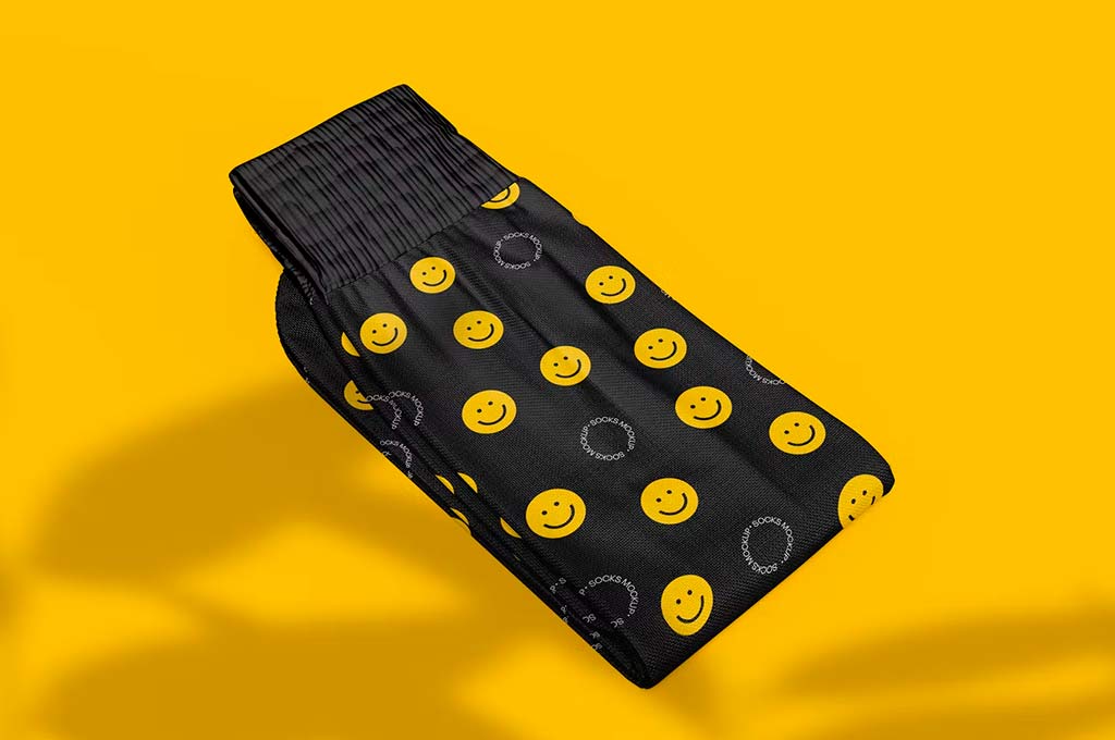 Pair of Socks Mockup