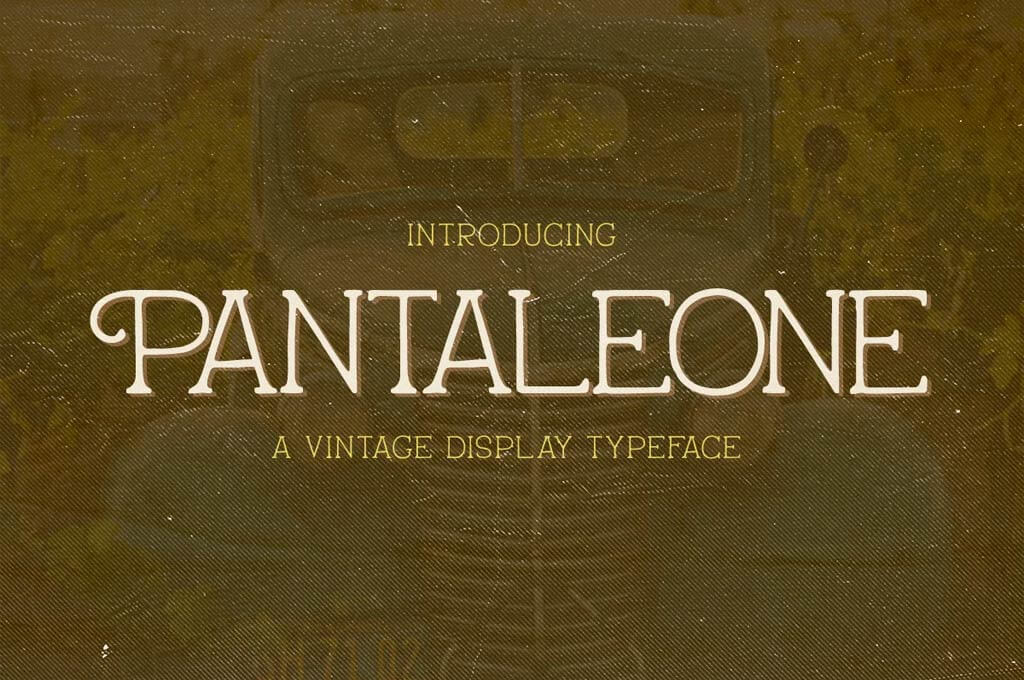 Pantaleone Vintage Typeface