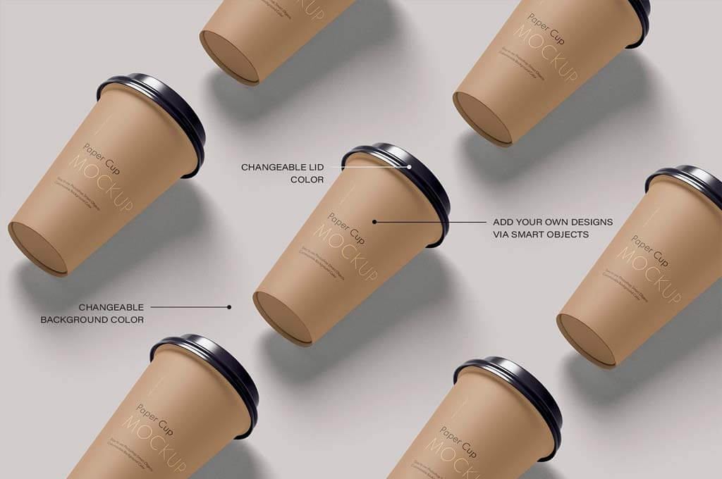 Paper Coffee Cup Mockup