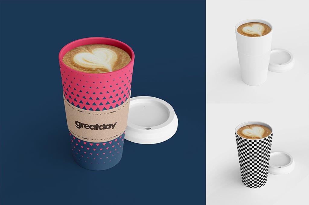 Paper Cup Mockup Set