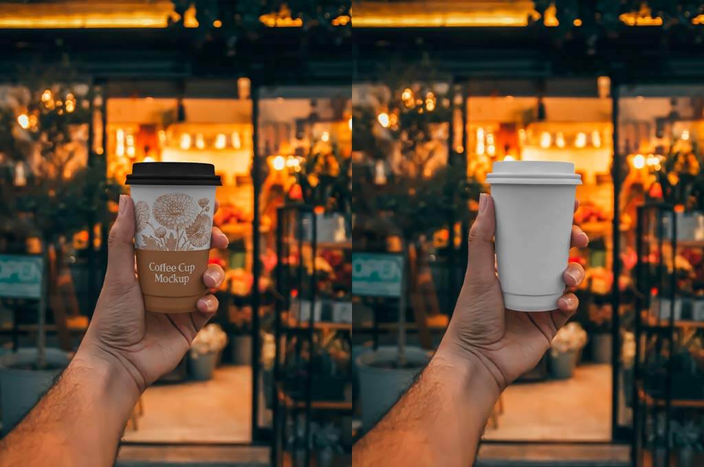 Paper Takeaway Cup Mockup