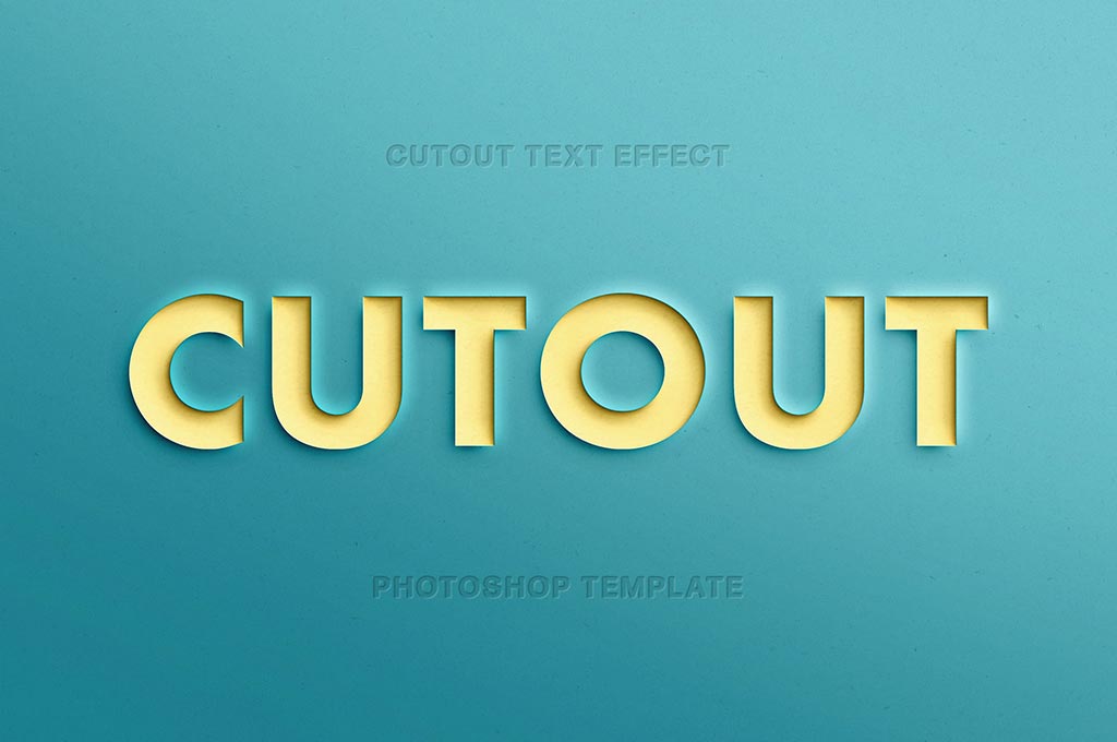 Papercut Text Effect