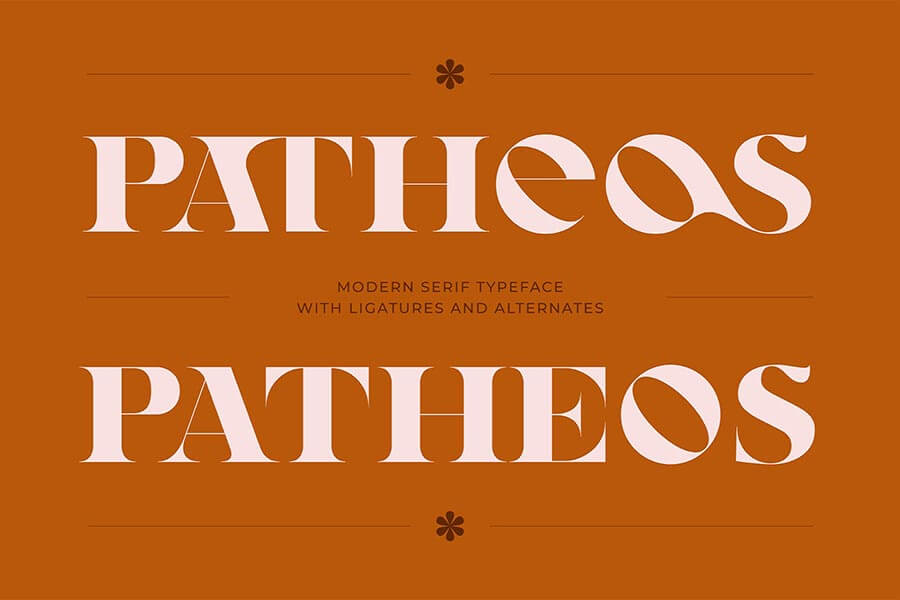 Patheos — Modern Serif Typeface