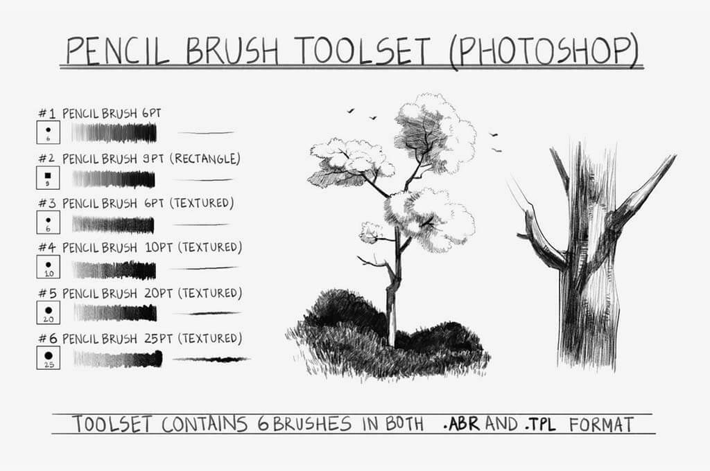 Pencil Brush Toolset