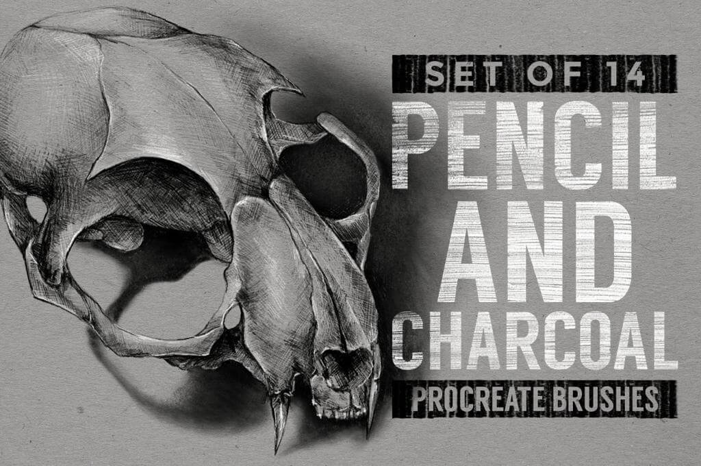 Pencil & Charcoal Procreate Brushes