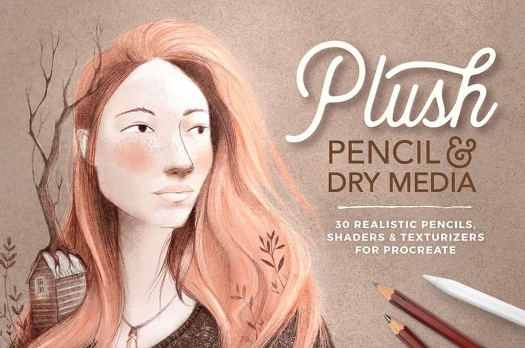 Pencil & Dry Media Brushes for Procreate