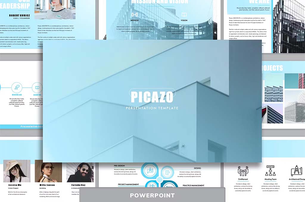 Picazo - Architecture Powerpoint Template