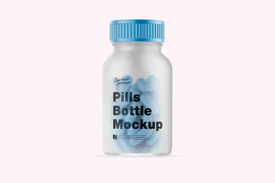 Pills Bottle Mockup