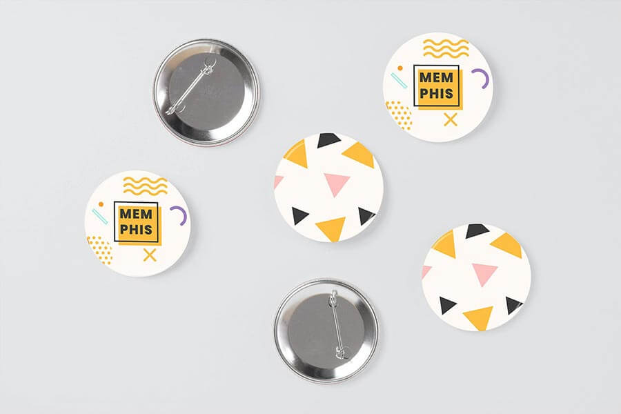 Pin Branding Mockup