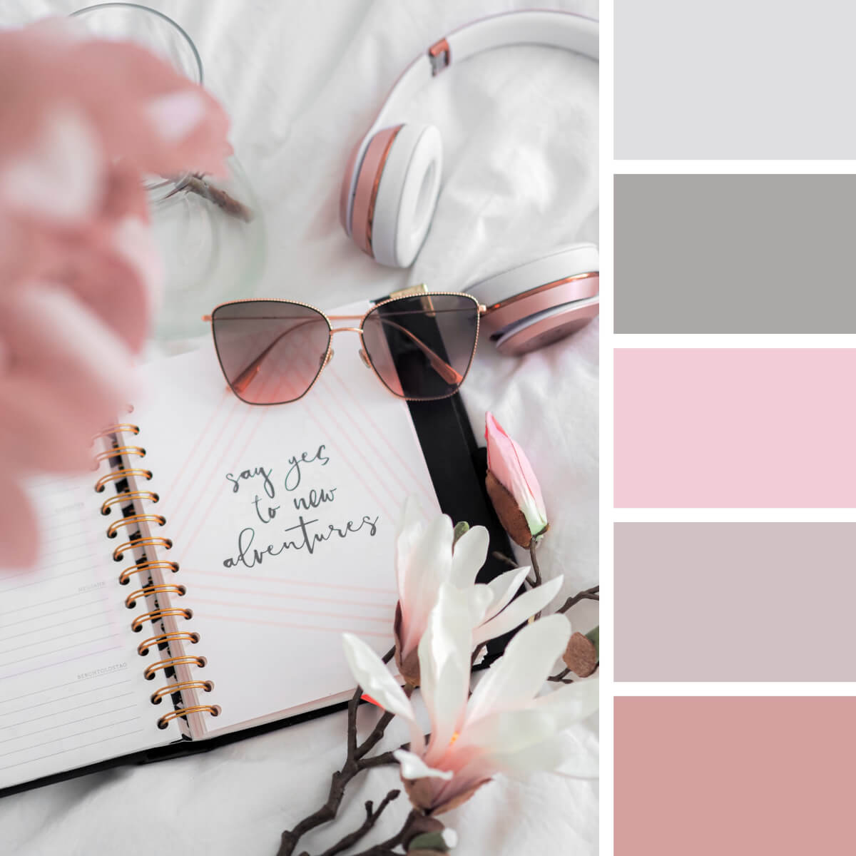 Pink & Purple Color Palettes