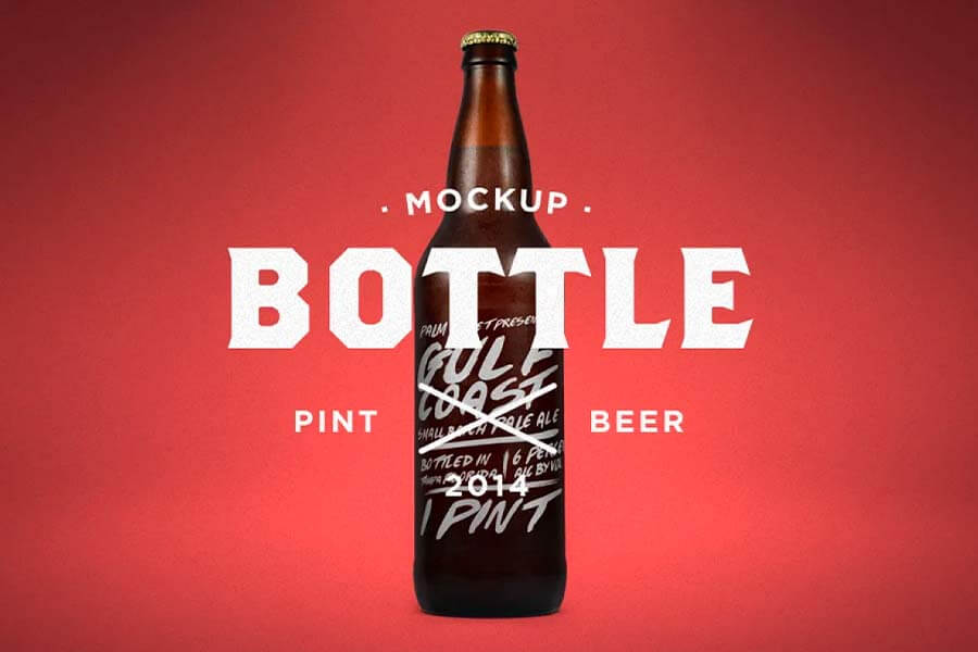 Pint Beer Mockup