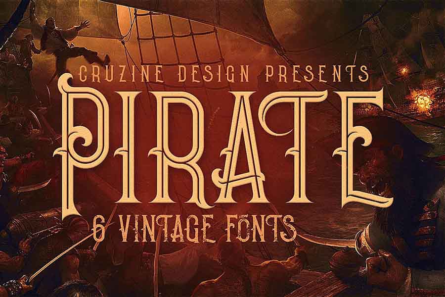 Pirate — Vintage Style Font