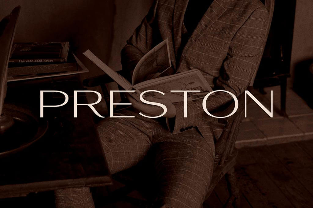 Preston Classy Sans Serif Font