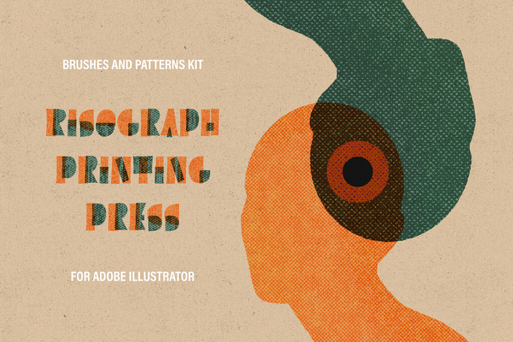 Printing Press Illustrator Brushes