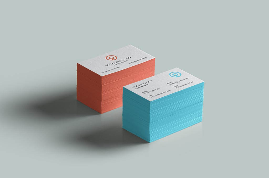 PSD Business Card Brand Mockup