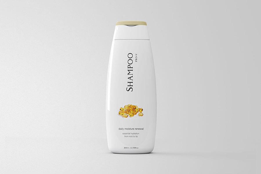 PSD Shampoo Mockup