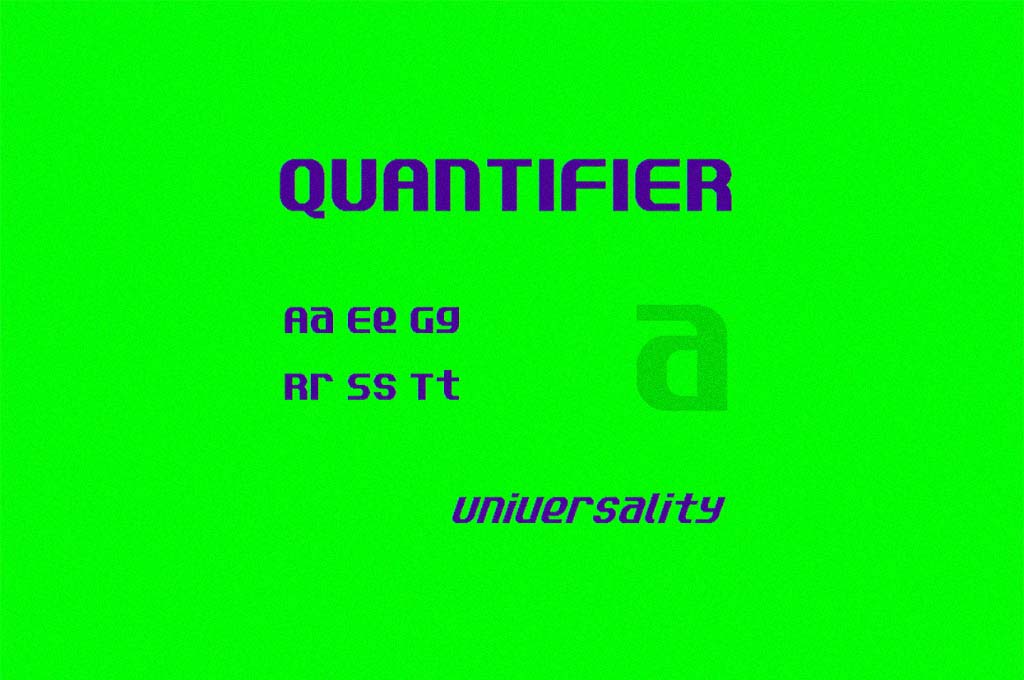 Quantifier NBP Font